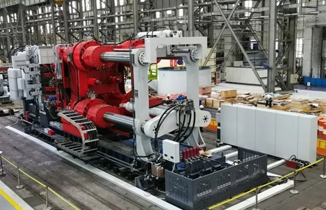 Multi-slide diecasting machine